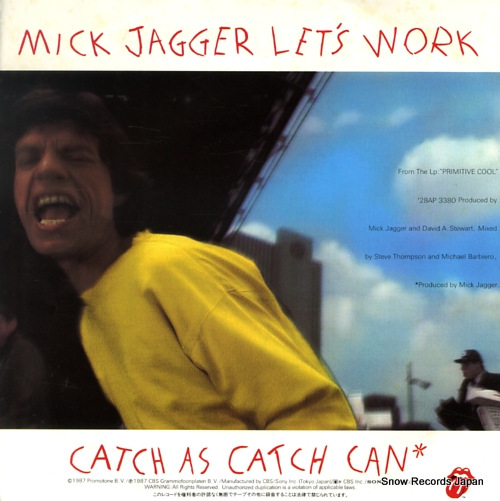 JAGGER, MICK let's work 07SP1050
