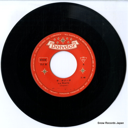 POLYDOR TANGO ORCHESTRA la rosita DJ-8
