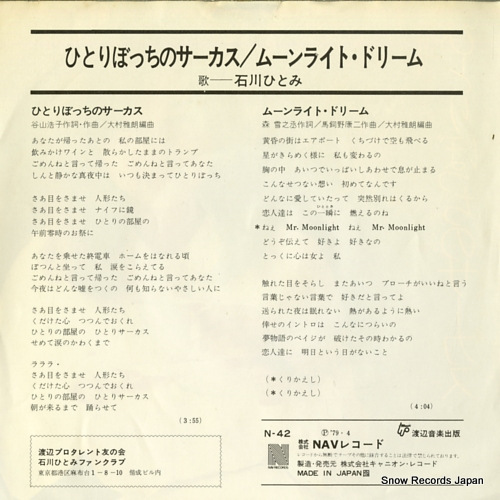ISHIKAWA, HITOMI hitoribocchi no circus N-42