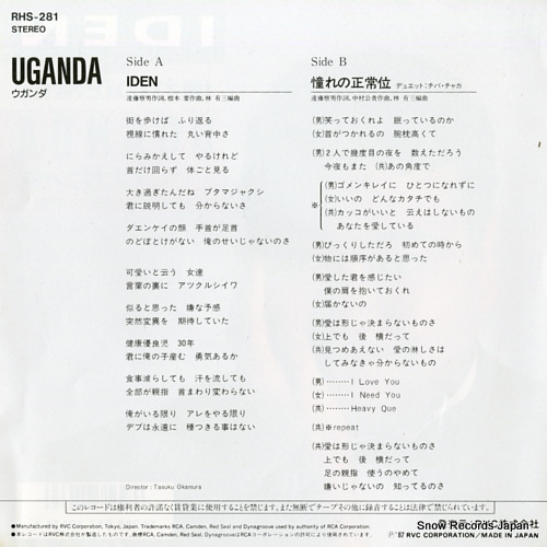 UGANDA iden RHS-281