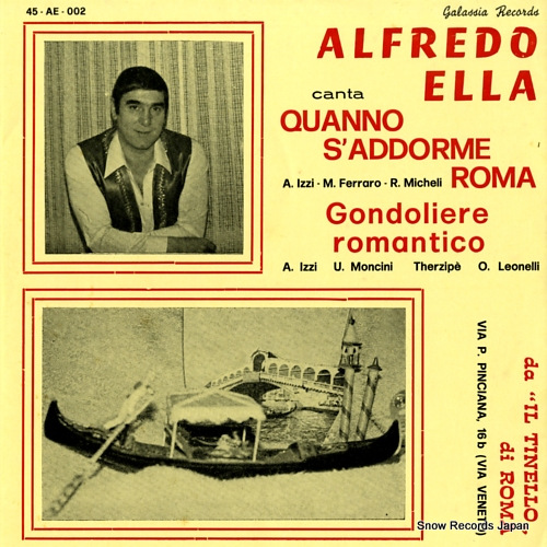 ELLA, ALFREDO quanno s'addorme roma AE-002 - back cover