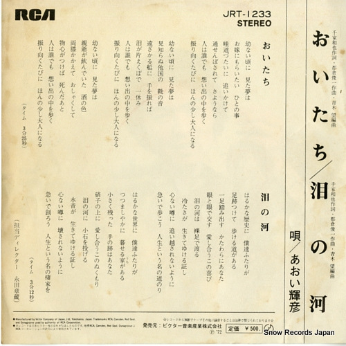 AOI, TERUHIKO oitachi JRT-1233