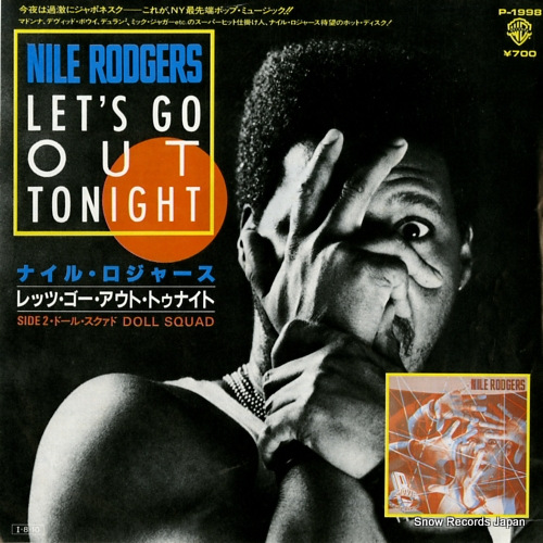 RODGERS, NILE let's go out tonight P-1998 - front cover