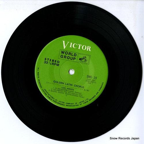 LOS INDIOS golden latin chorus SWG-19