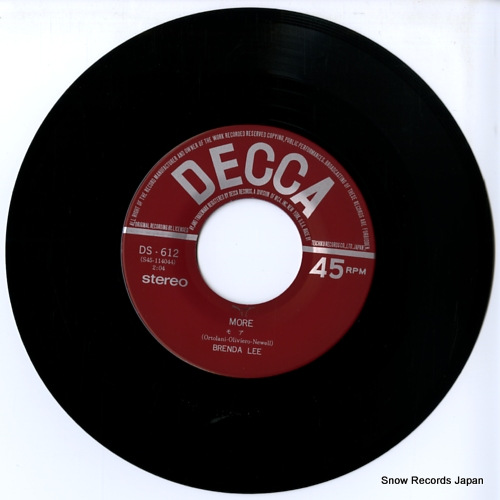 LEE, BRENDA more DS-612 - disc