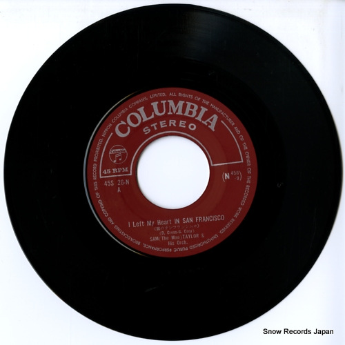 TAYLOR, SAM i left my heart in san francisco 45S-26-N