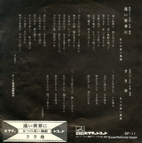 ITSUTSU NO AKAI FUSEN toi sekai ni SF-11