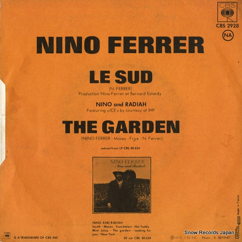 FERRER, NINO le sud CBS2928
