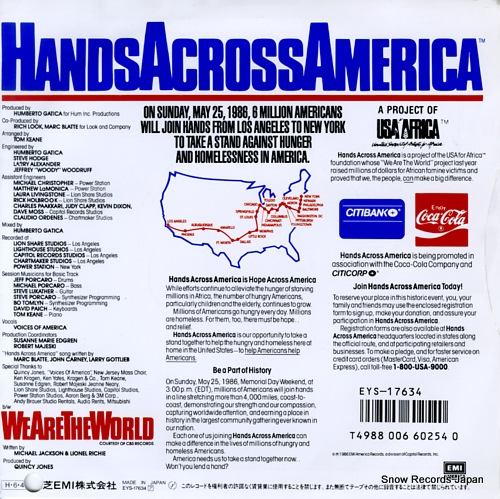 VOICES OF AMERICA hands across america EYS-17634