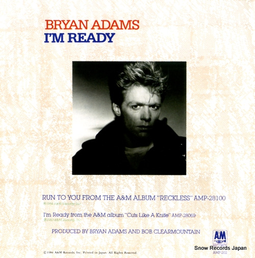 ADAMS, BRYAN run to you AMP-202