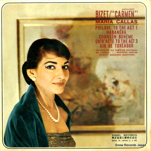 CALLAS, MARIA bizet; 