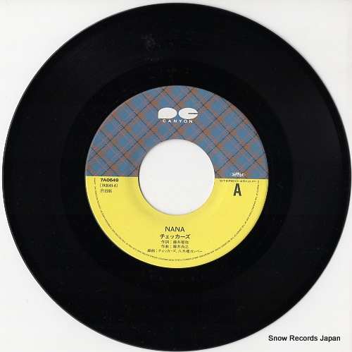 CHECKERS, THE nana 7A0649 - disc