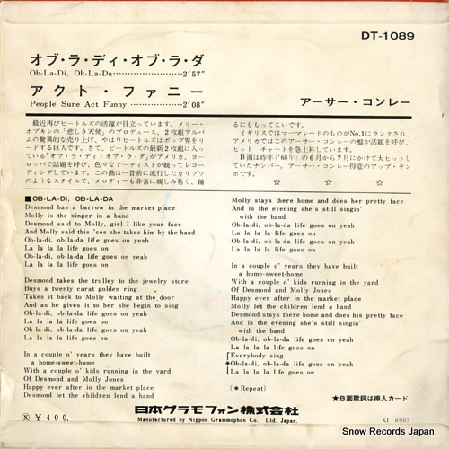 CONLEY, ARTHUR ob-la-di,ob-la-da DT-1089