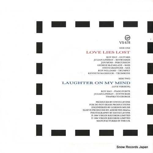 TERRY, HELEN love lies lost VS678