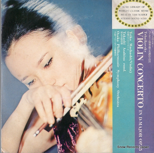 MAEHASHI, TEIKO tchaikovsky; violin concert in d-major op.35 SG545