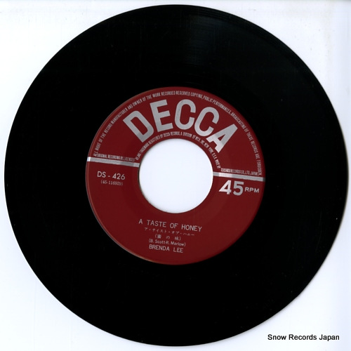 LEE, BRENDA a taste of honey DS-426