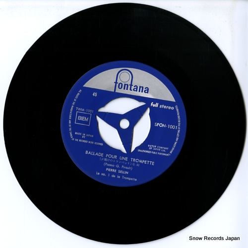 SELLIN, PIERRE ballade pour une trompette SFON-1001