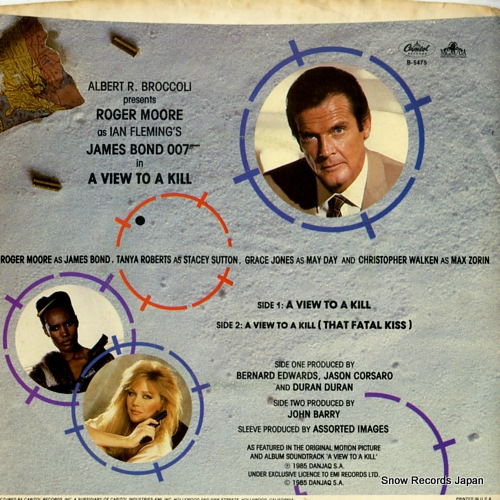 DURAN DURAN a view to a kill B-5475