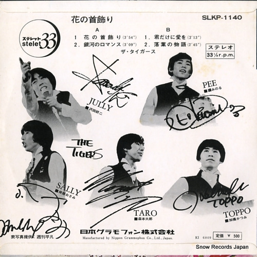 TIGERS, THE hana no kubi kazari SLKP-1140