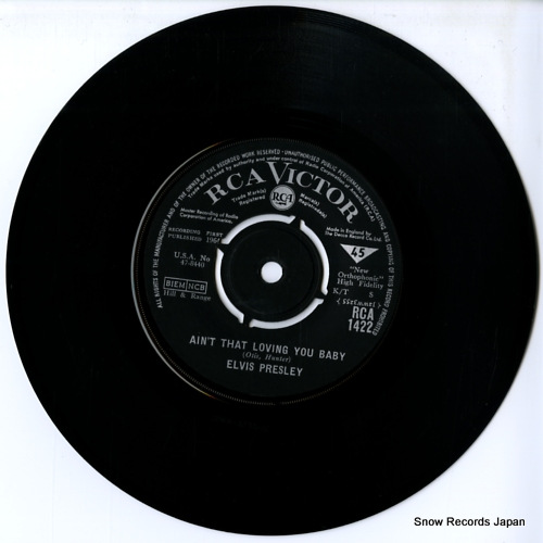 PRESLEY, ELVIS ain't that loving you baby RCA-1422