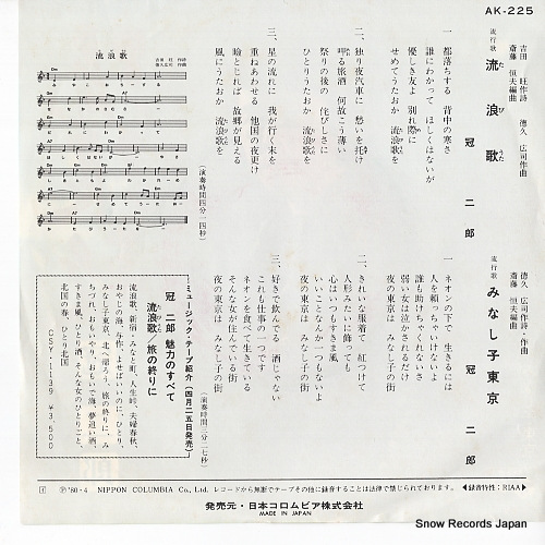 KANMURI, JIRO tabiuta AK-225