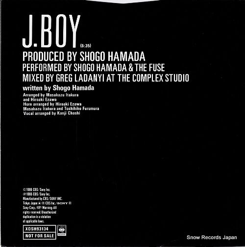HAMADA, SHOGO j.boy XDSH93134
