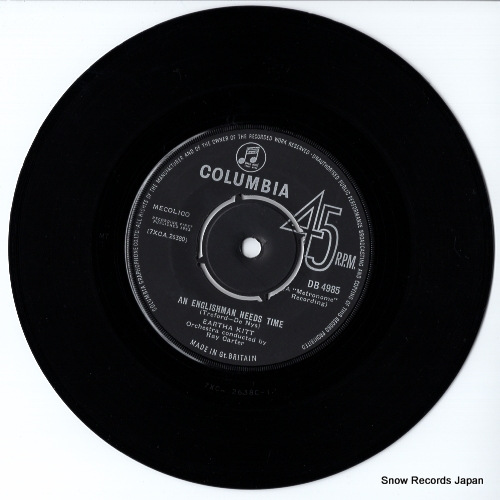 KITT, EARTHA an englishman needs time / little white time DB4985