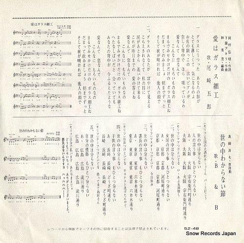 OZAKI, GORO / B&B ai wa glass zaiku 52-48