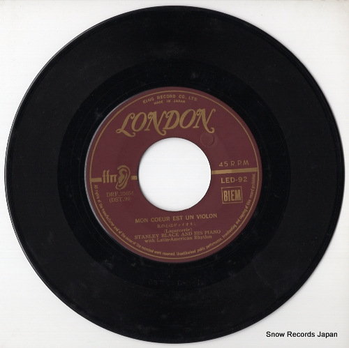 BLACK, STANLEY mon coeur est un violon LED-92