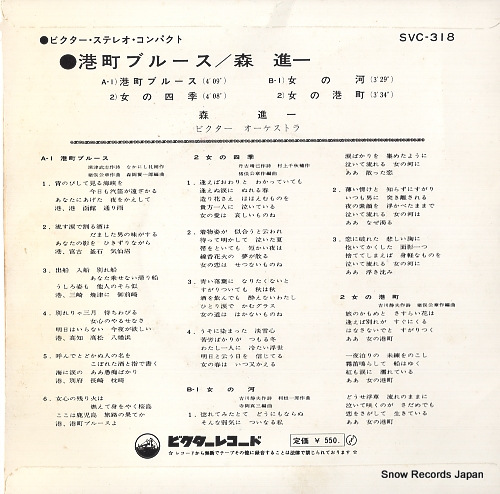 MORI, SHINICHI minatomachi blues SVC-318