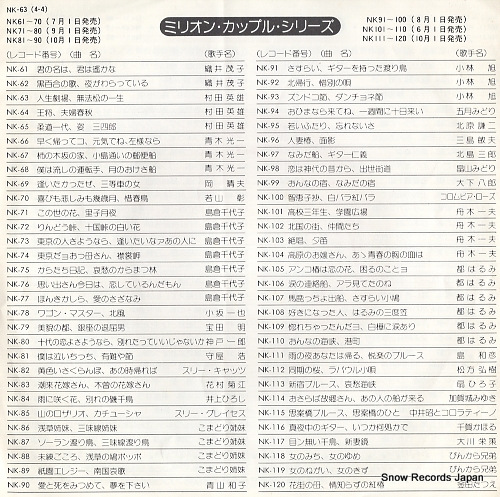 MURATA, HIDEO jinsei gekijo NK-63
