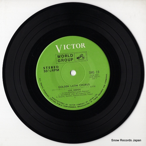 LOS INDIOS golden latin chorus SWG-19