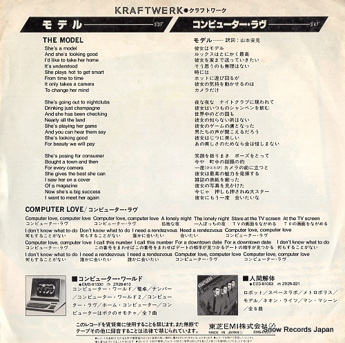 KRAFTWERK the model EMS-17223