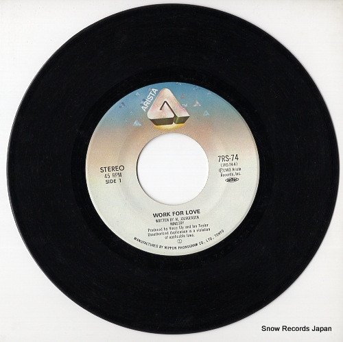 MINISTRY work for love 7RS-74