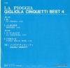 CINQUETTI, GIGLIOLA la pioggia OH82