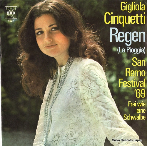 CINQUETTI, GIGLIOLA regen CBS4027
