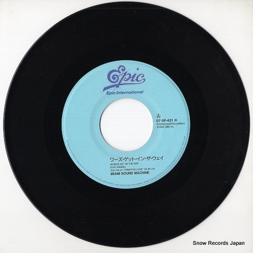MIAMI SOUND MACHINE words get in the way 07.5P-421