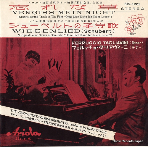 TAGLIAVINI, FERRUCCIO vergiss mein nicht SIS-01001