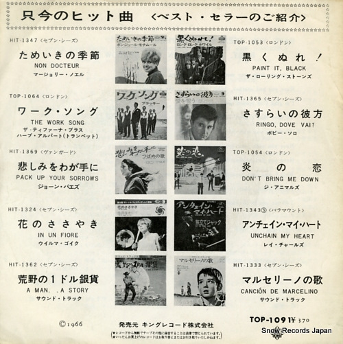 ROLLING STONES, THE have you seen your mother, baby, standing in the shadow? TOP-1091