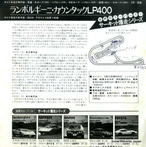 V/A lamborghini countach lp400 KV-550
