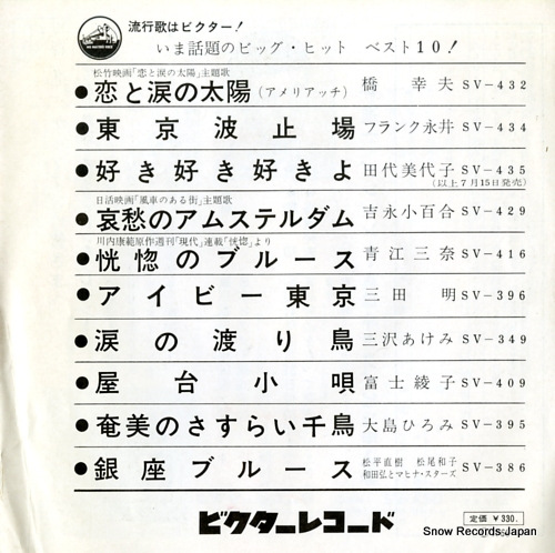MORI, SHINICHI onna no tameiki SV-430