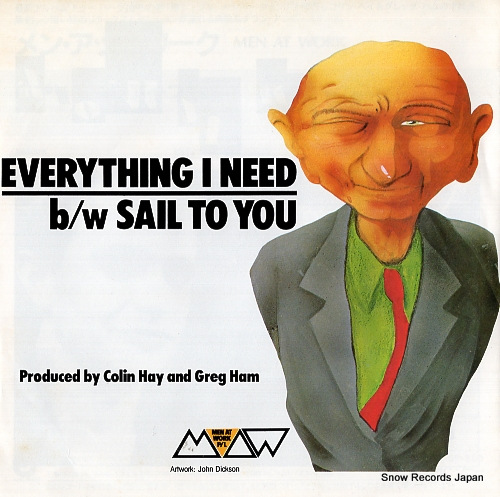 MEN AT WORK everything i need 07.5P-353