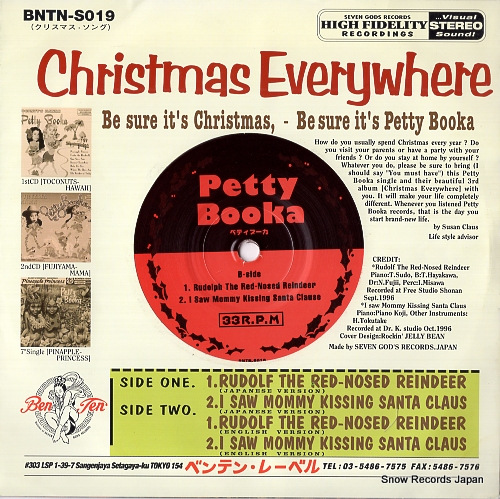 PETTY BOOKA christmas everywhere BENTEN-S019