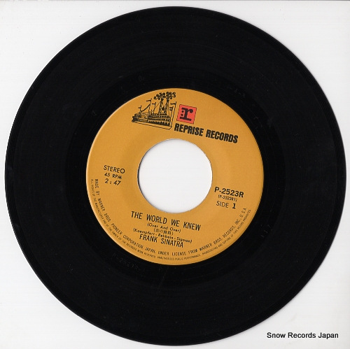 SINATRA, FRANK the world we knew(over and over) P-2523R