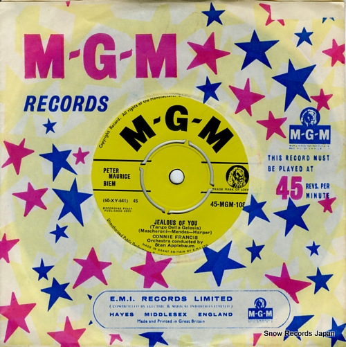 ˡե󥷥 everybody's somebody's fool 45-MGM-1086