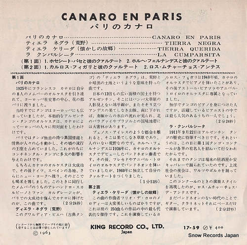 V/A canaro en paris 17-59