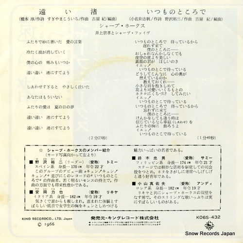 SHARP HAWKS tooi nagisa K06S-432