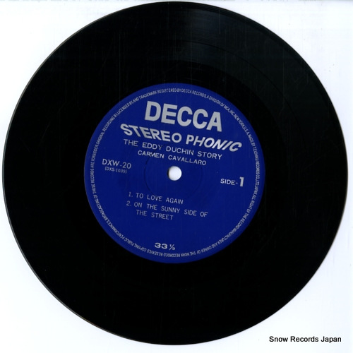 CAVALLARO, CARMEN the eddy duchin story DXW-20 - disc