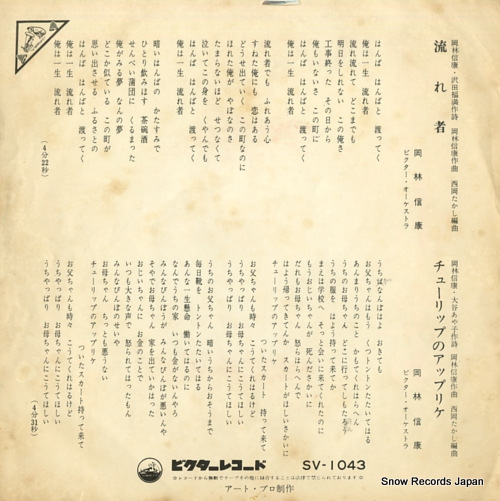 OKABAYASHI, NOBUYASU nagaremono SV-1043