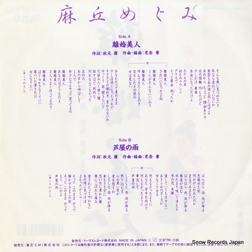 ASAOKA, MEGUMI rikon bijin 07TR-1130